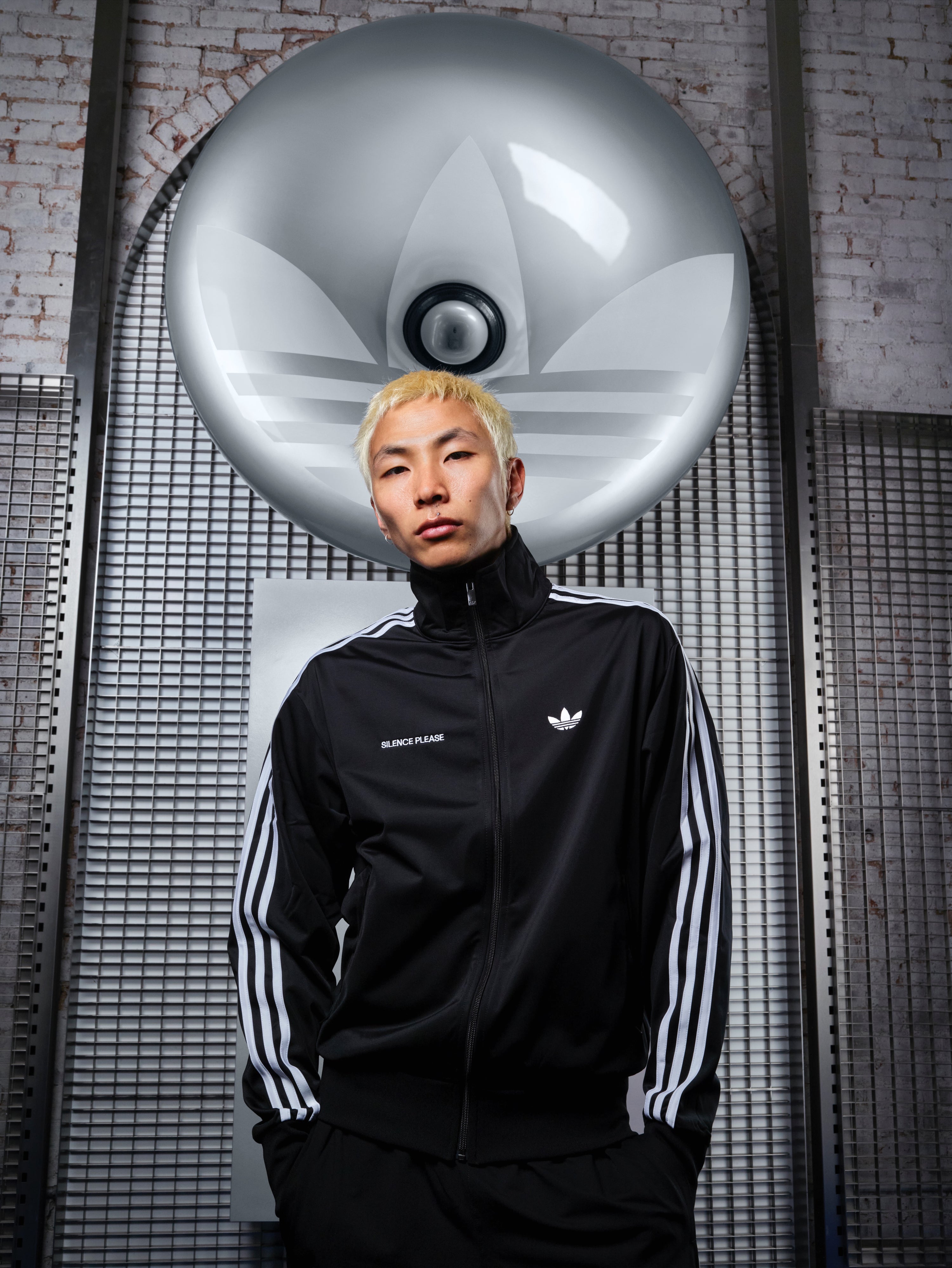 Silence Please × adidas Originals — Firebird Track Jacket
