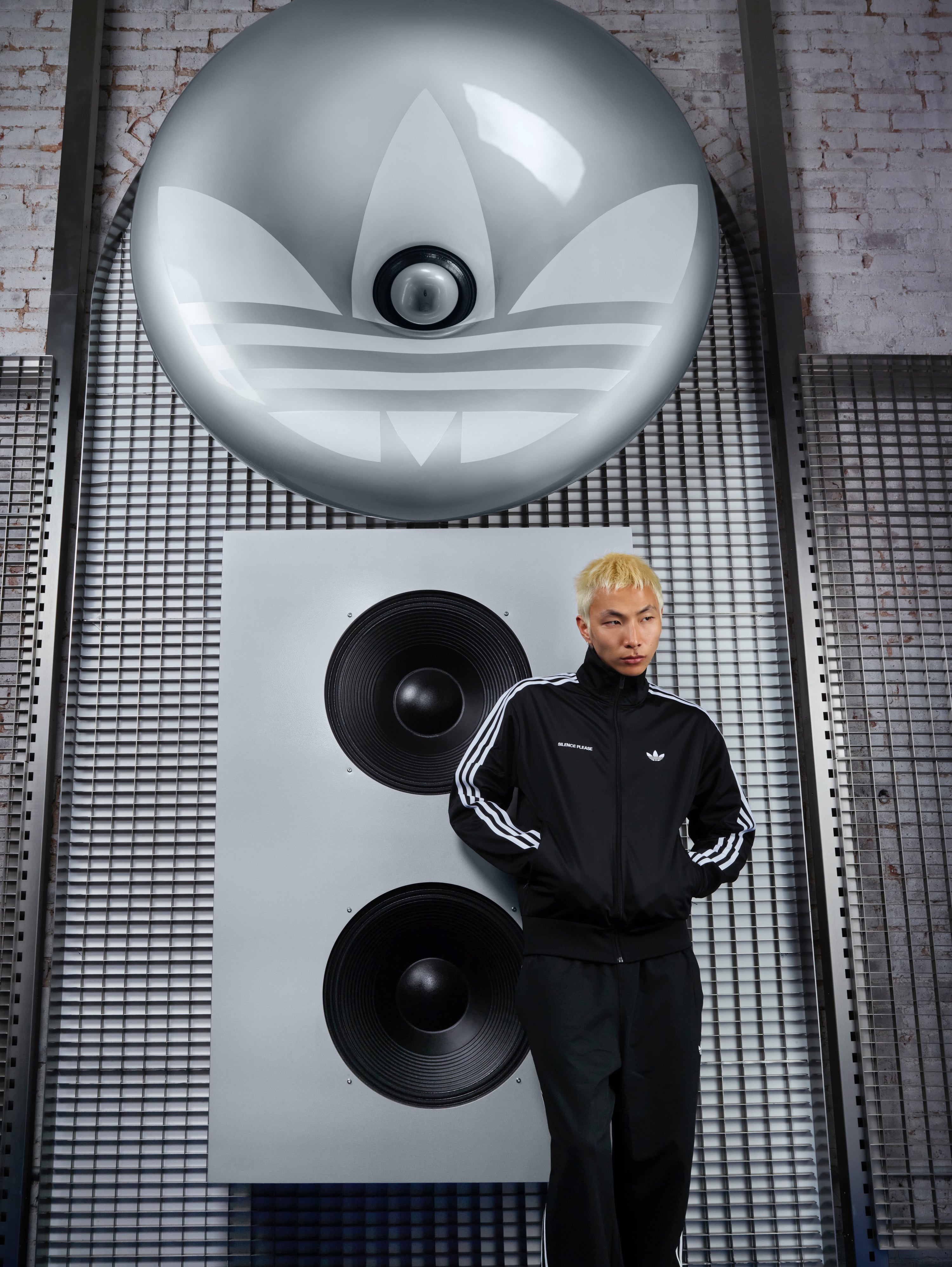 Silence Please × adidas Originals — Firebird Track Jacket