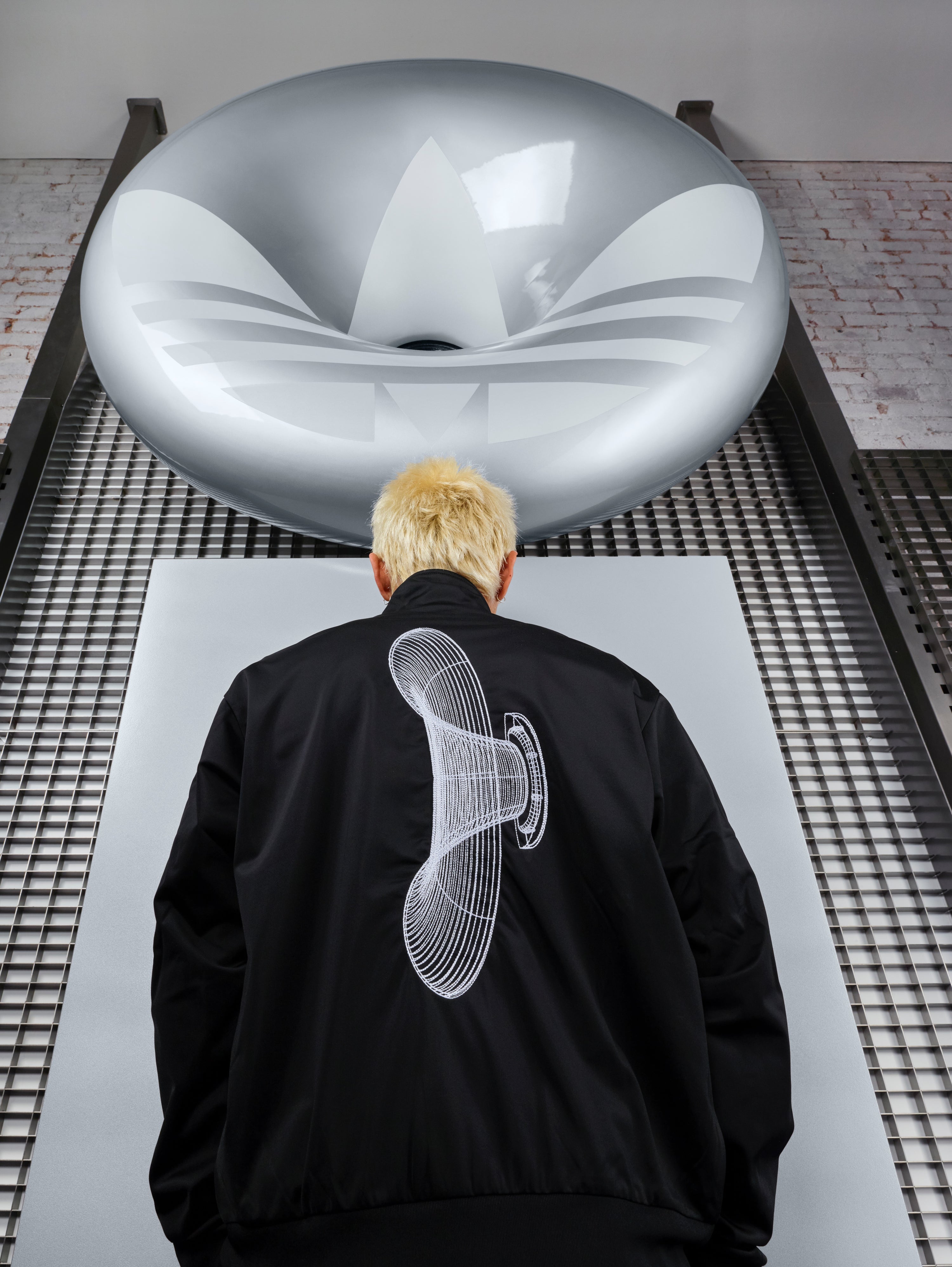 Silence Please × adidas Originals — Firebird Track Jacket